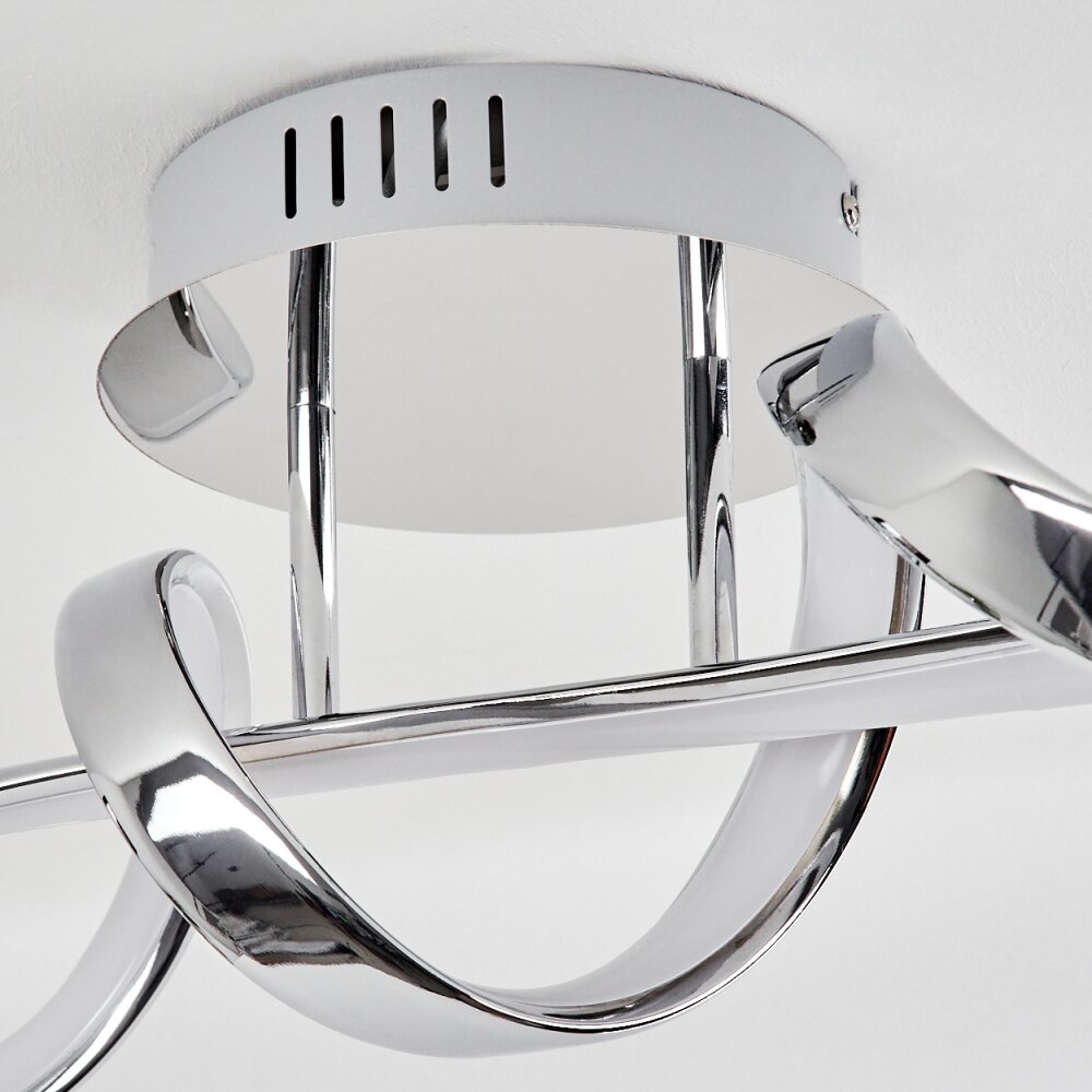 Dauntey Ceiling Light LED chrome, 1-light source