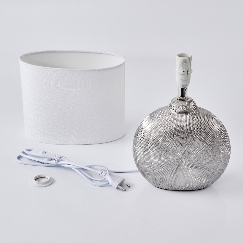 Lahnus Table lamp chrome, silver, 1-light source