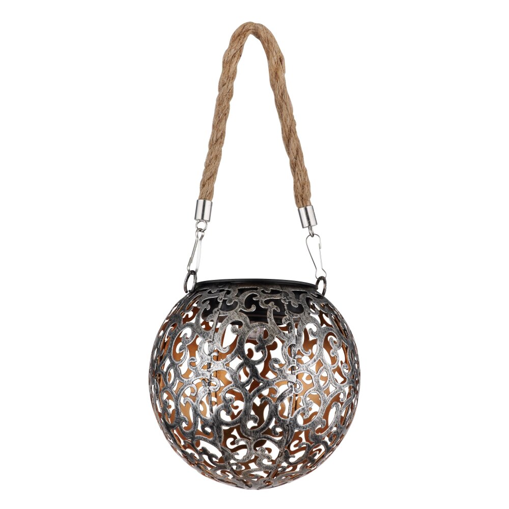 Globo SOLAR decorative light LED Oxidised Silver, copper, 1-light source
