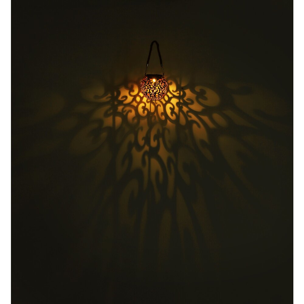 Globo SOLAR decorative light LED Oxidised Silver, copper, 1-light source