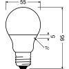 BELLALUX Set of 2 LED E27 4,9 Watt 2700 Kelvin 470 Lumen