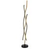 Globo GERONIMO Floor Lamp LED Wood like finish, black, 1-light source