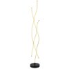 Globo GERONIMO Floor Lamp LED Wood like finish, black, 1-light source