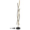 Globo GERONIMO Floor Lamp LED Wood like finish, black, 1-light source