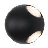 Globo SLICE Outdoor Wall Light LED black, 1-light source