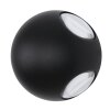 Globo SLICE Outdoor Wall Light LED black, 1-light source