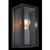 Globo GUNDULA Outdoor Wall Light black, 1-light source