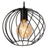 Lucide DANZA Pendant Light black, 3-light sources