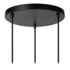 Lucide DANZA Pendant Light black, 3-light sources