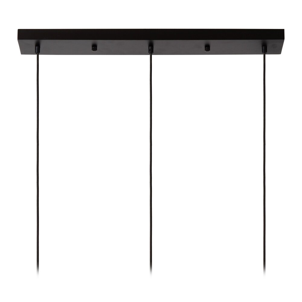 Lucide FILOX Pendant Light black, 3-light sources