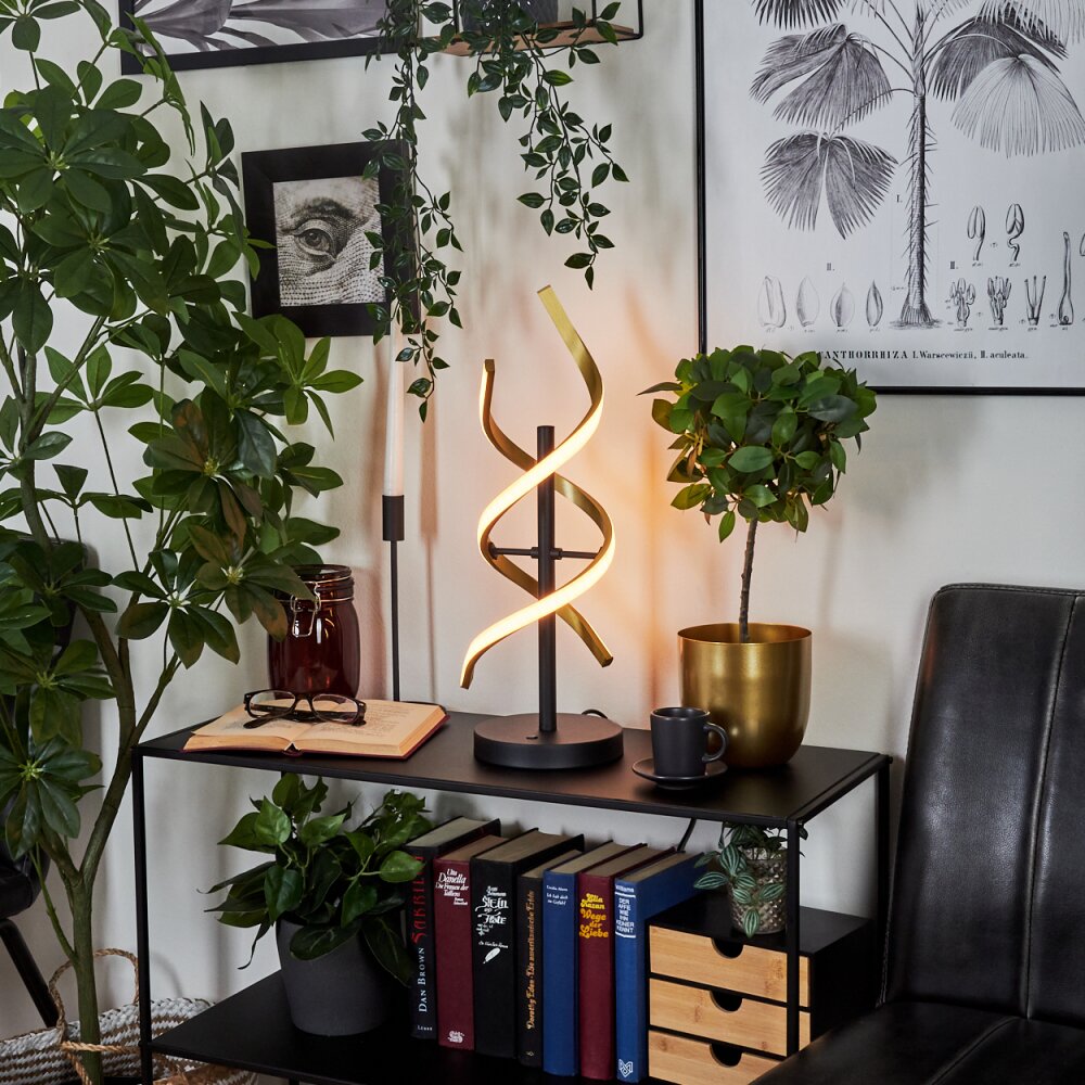 Khovet Table lamp LED black, 1-light source