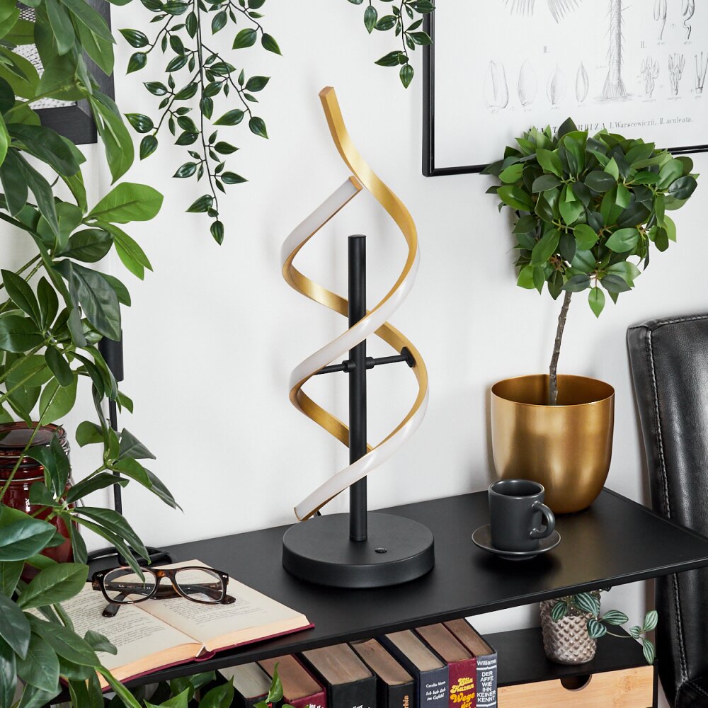 Khovet Table lamp LED black, 1-light source