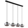 Globo CHRISTIANA Pendant Light black, 4-light sources