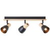 Brilliant Daintree Ceiling Light Ecru, black, 3-light sources