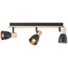 Brilliant Daintree Ceiling Light Ecru, black, 3-light sources