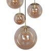 Steinhauer Bollique Pendant Light brass, 5-light sources