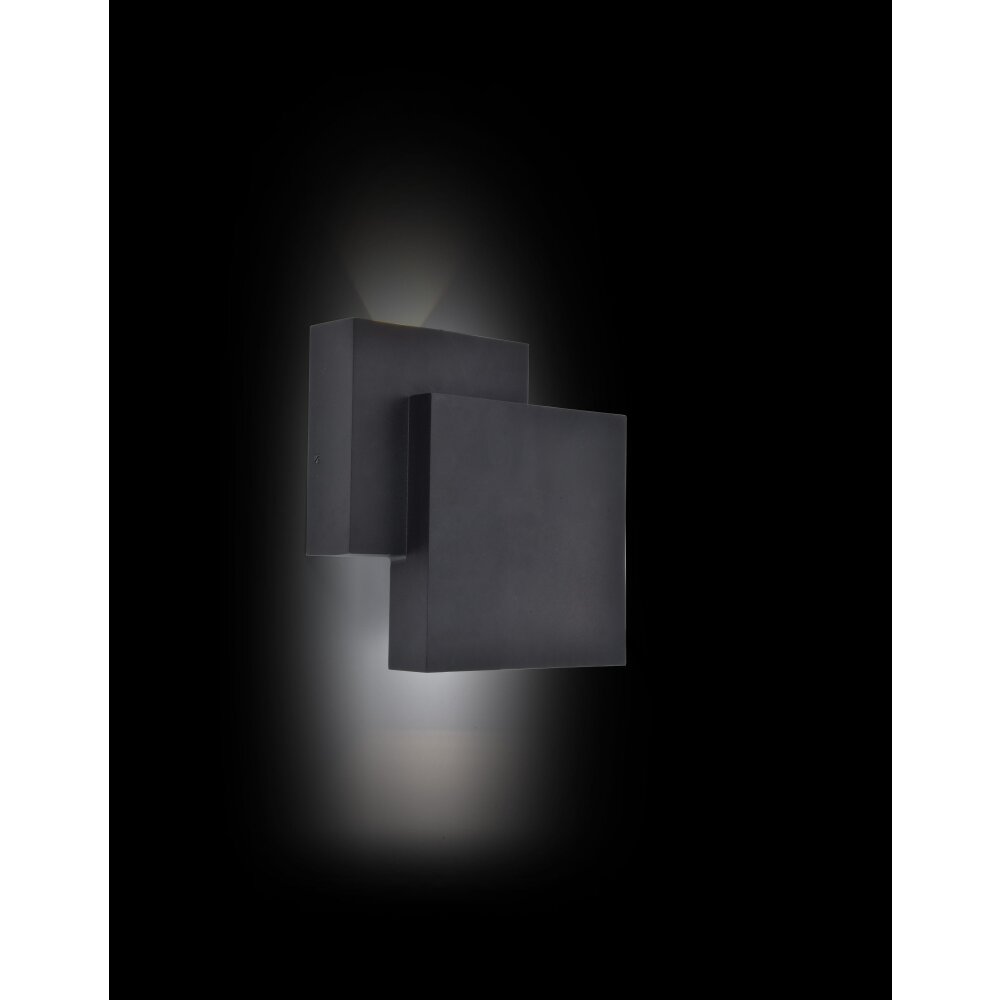 black Outdoor Rialto LED 5287901012 Lutec Wall Light