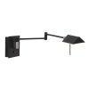 Steinhauer Retina Wall Light LED black, 1-light source