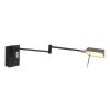 Steinhauer Retina Wall Light LED black, 1-light source