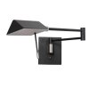 Steinhauer Retina Wall Light LED black, 1-light source