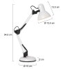 Steinhauer Study Table lamp white, 1-light source