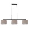 Steinhauer Stang Pendant Light black, 3-light sources