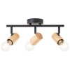 Brilliant Kerry Ceiling Light Ecru, black, 3-light sources