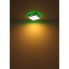 Globo JAXXI Ceiling Light LED black, 2-light sources, Remote control, Colour changer