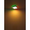 Globo JAXXI Ceiling Light LED black, 2-light sources, Remote control, Colour changer