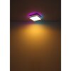 Globo JAXXI Ceiling Light LED black, 2-light sources, Remote control, Colour changer