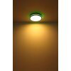 Globo JAXXI Ceiling Light LED black, 2-light sources, Remote control, Colour changer