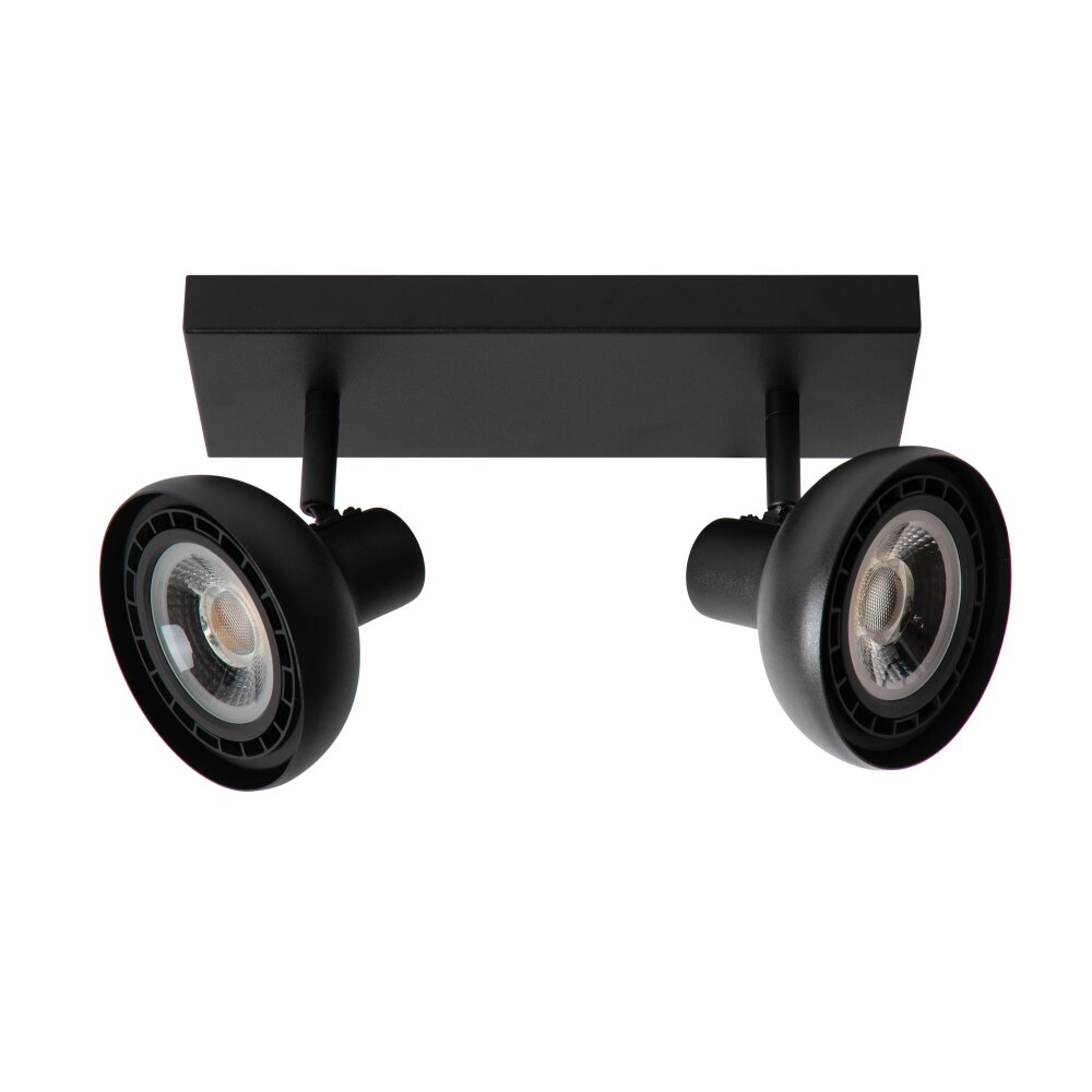 Lucide SENSAS Ceiling Light black, 2-light sources