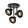 Lucide SENSAS Ceiling Light black, 3-light sources