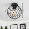 Miton Ceiling Light black, 1-light source