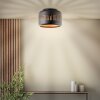 Brilliant Tyas Ceiling Light black, 1-light source