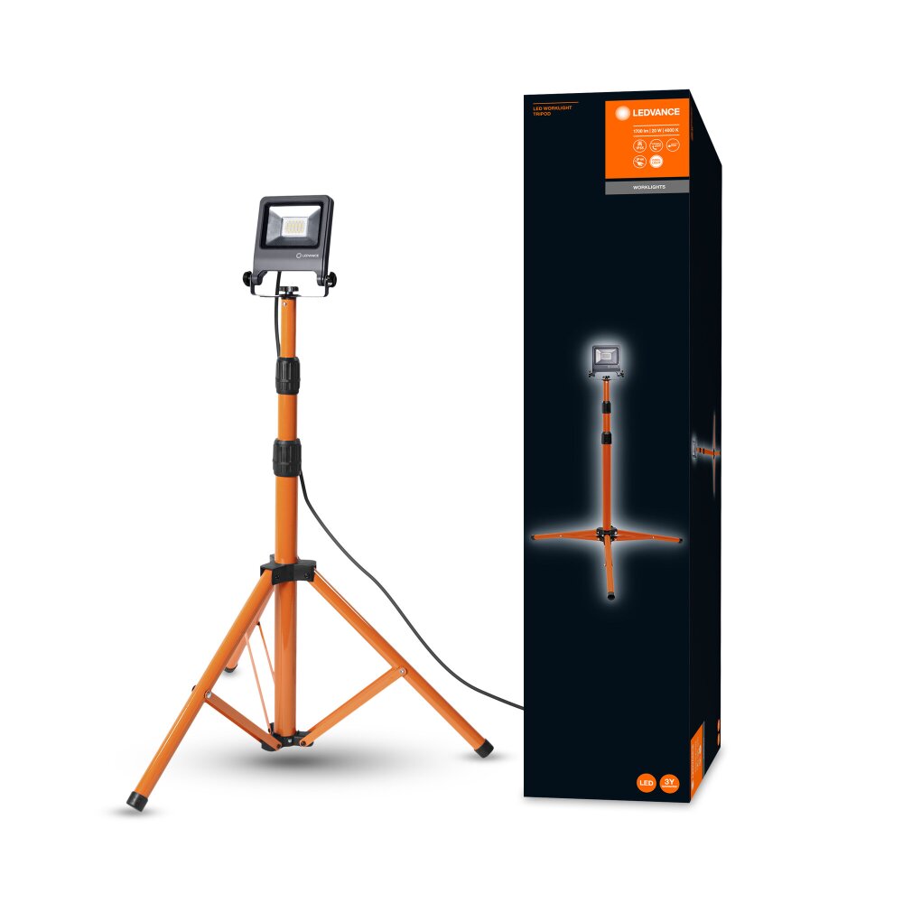 LEDVANCE WORKLIGHTS garden spotlight grey, 1-light source