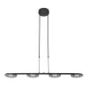 Steinhauer Turound Pendant Light LED black, 4-light sources