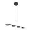 Steinhauer Turound Pendant Light LED black, 4-light sources