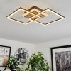 Audouin Ceiling Light LED Wood like finish, 1-light source, Remote control