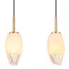 Globo BARCLEY Pendant Light brass, 4-light sources