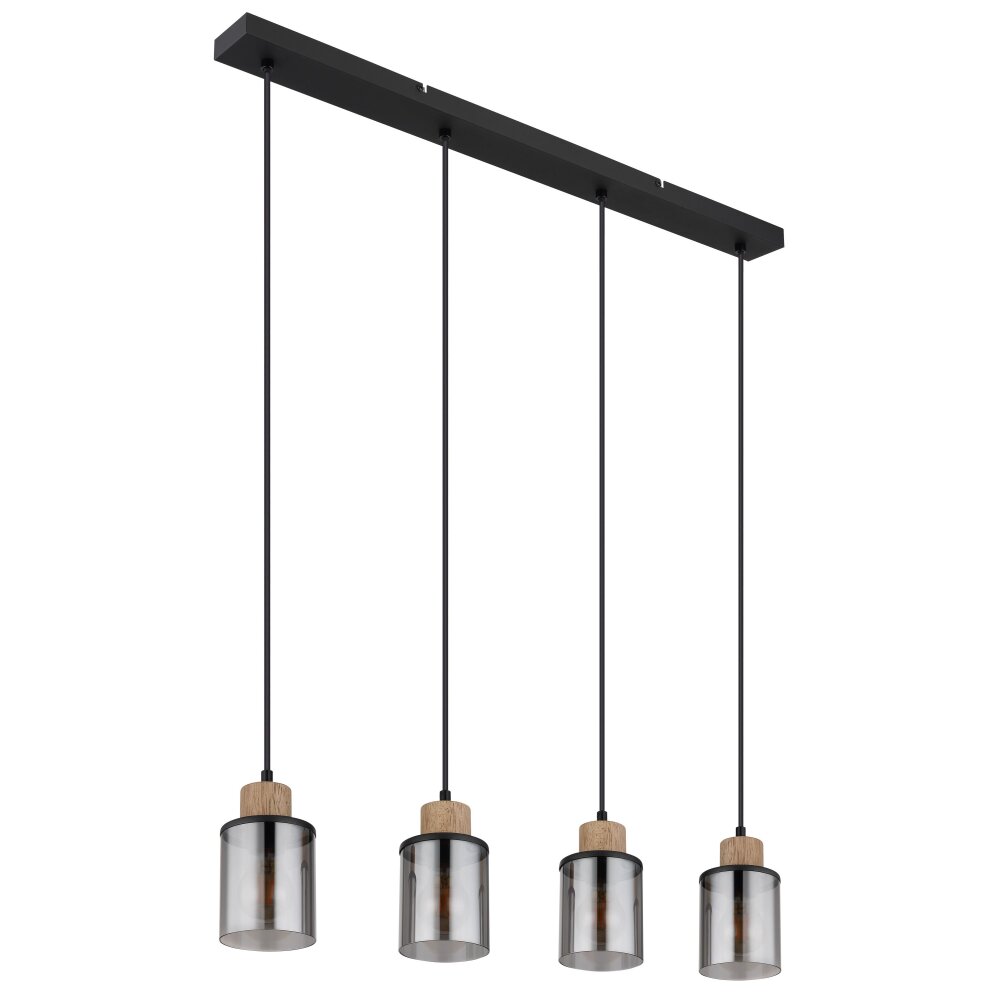 Globo REID Pendant Light black, 4-light sources