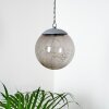 POLLENCA Pendant Light LED smoke coloured, black, 20-light sources