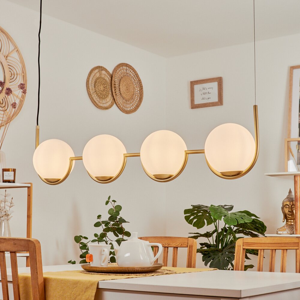 Lisca Pendant Light gold, 4-light sources