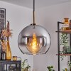 Koyoto Pendant Light glass 25 cm antique brass, 1-light source