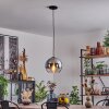 Koyoto Pendant Light glass 25 cm antique brass, 1-light source