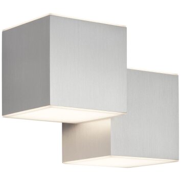 AEG Gillian Wall Light LED aluminium, 4-light sources