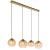 Globo JAMESSA Pendant Light brass, 4-light sources