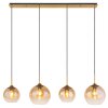 Globo JAMESSA Pendant Light brass, 4-light sources