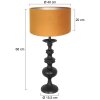 Steinhauer Lyons Table lamp black, 1-light source