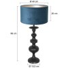 Steinhauer Lyons Table lamp black, 1-light source